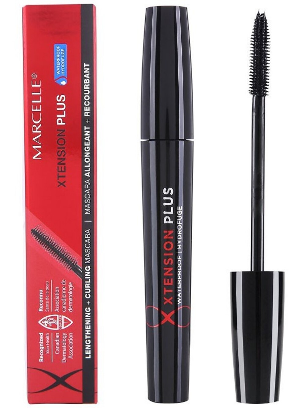 Marcelle Xtension Plus Waterproof Mascara - Black Hypoallergenic Mascara